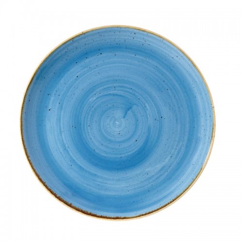 Churchill Super Vitrified Stonecast Cornflower Blue Coupe Plate 260mm