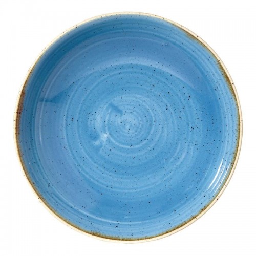 Churchill Super Vitrified Stonecast Cornflower Blue Oval Plate 184mm