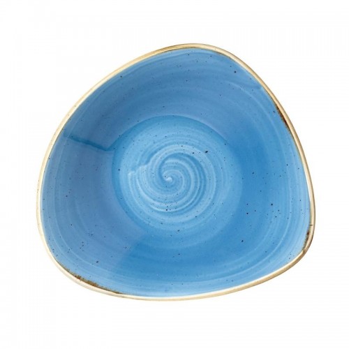 Churchill Super Vitrified Stonecast Cornflower Blue Oval Plate 235mm