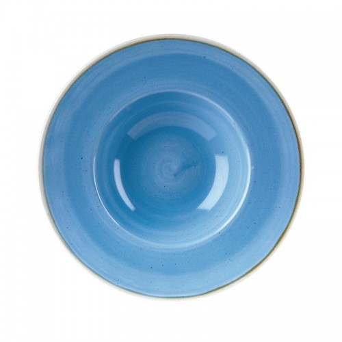 Churchill Super Vitrified Stonecast Cornflower Blue Oval Plate 239mm