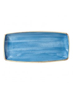 Churchill Super Vitrified Stonecast Cornflower Blue Rectangular Plate 298mm