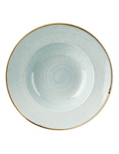 Churchill Super Vitrified Stonecast Duck Egg Blue Wide Rim Bowl 280mm