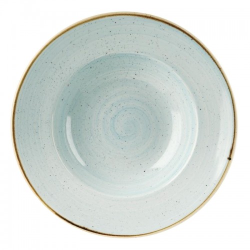 Churchill Super Vitrified Stonecast Duck Egg Blue Wide Rim Bowl 280mm