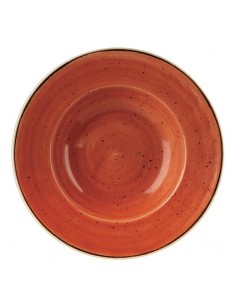 Churchill Super Vitrified Stonecast Spiced Orange Wide Rim Bowl 277mm