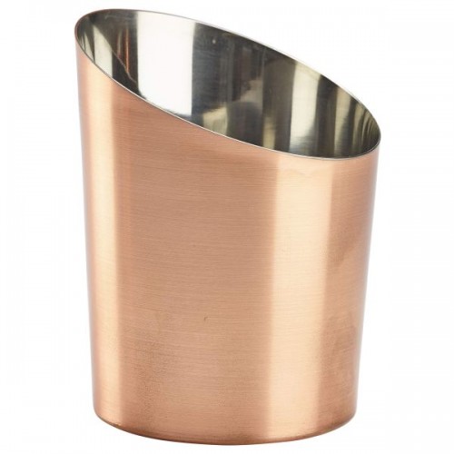 Copper Plated Angled Cone 11.6 x 9.5cm ï¿½