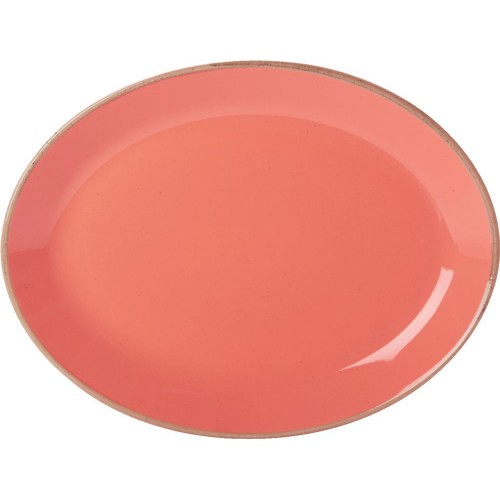 Coral Oval Plate 30cm/12" - Pack of 6
