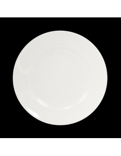 Crème Esprit Wide Rim Fine Plate 16cm (Pack of 12)