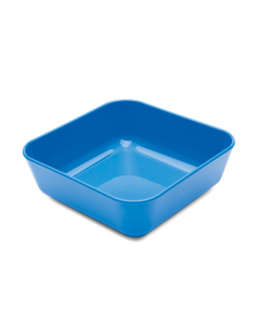 Dish Square Blue 10cm Polycarbonate