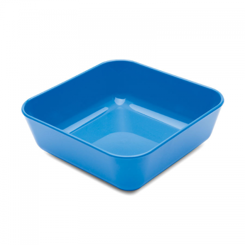 Dish Square Blue 10cm Polycarbonate