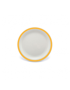 Duo Plate Narrow Rim Yellow 17cm Polycarbonate (Pack of 12)