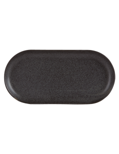 Graphite Narrow Oval Plate 30cm / 12" - Pack of 6