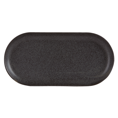 Graphite Narrow Oval Plate 30cm / 12" - Pack of 6