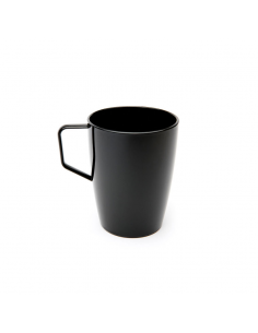 Handled Mug Black Polycarbonate 28cl