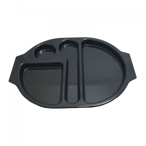 Large Meal Tray Black 38 x 28cm
