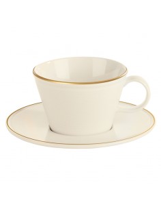 Line Gold Band Cappuccino Cup 25cl