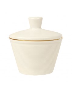 Line Gold Band Sugar Bowl with Lid 25cl