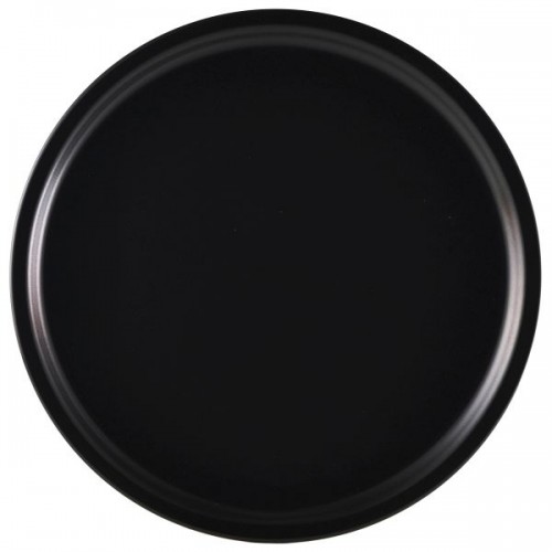 Luna Pizza Plate 33cm Dia Black Stoneware - Pack of 6