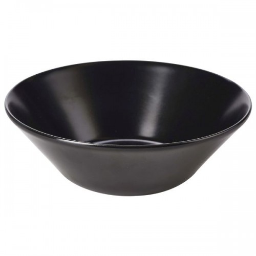 Luna Serving Bowl 24 ? X8cm H Black Stoneware - Quantity 6