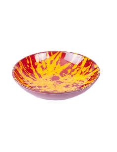 Manoli Speckle 12cm Tapas Bowl Red & Yellow Speckle (Pack of 6)