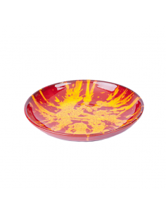 Manoli Speckle 38cm Bowl Red & Yellow Speckle