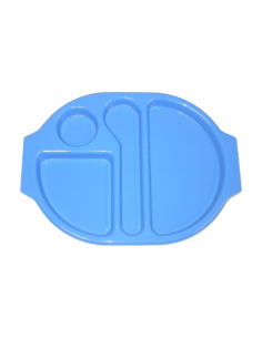 Meal Tray Blue 38 x 28cm Polycarbonate