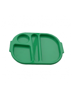 Meal Tray Green 38 x 28cm Polycarbonate