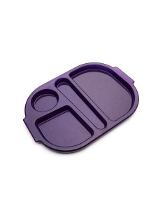 Meal Tray Purple Sparkle 28x23cm Polycarbonate