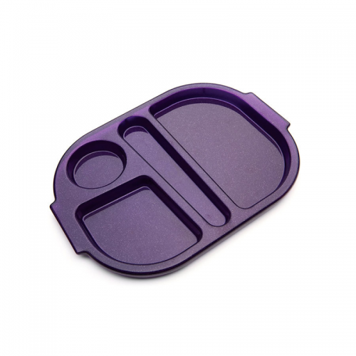 Meal Tray Purple Sparkle 28x23cm Polycarbonate