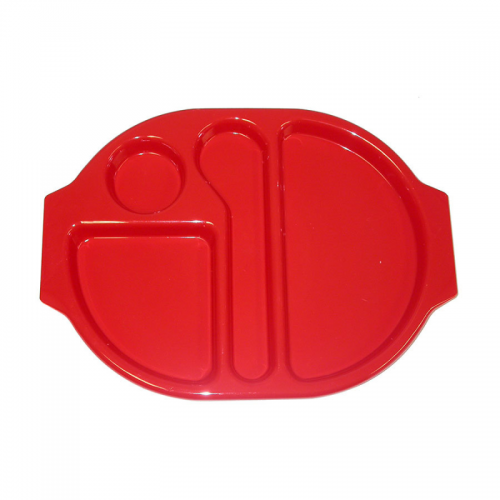Meal Tray Red 38 x 28cm Polycarbonate