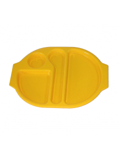 Meal Tray Yellow 38 x 28cm Polycarbonate