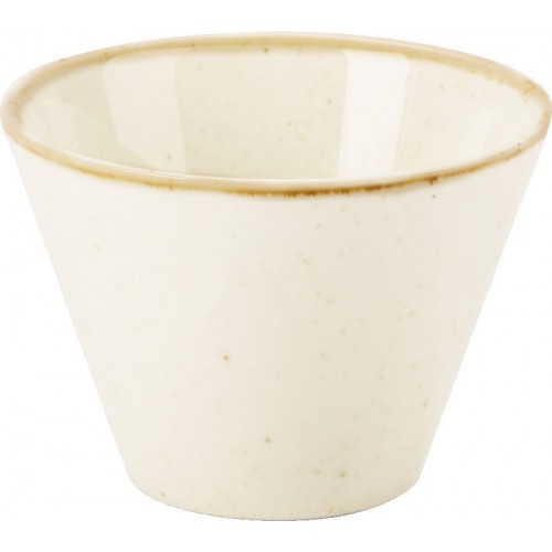 Oatmeal Conic Bowl 11.5cm/4.5" 40cl/14oz - Pack of 6