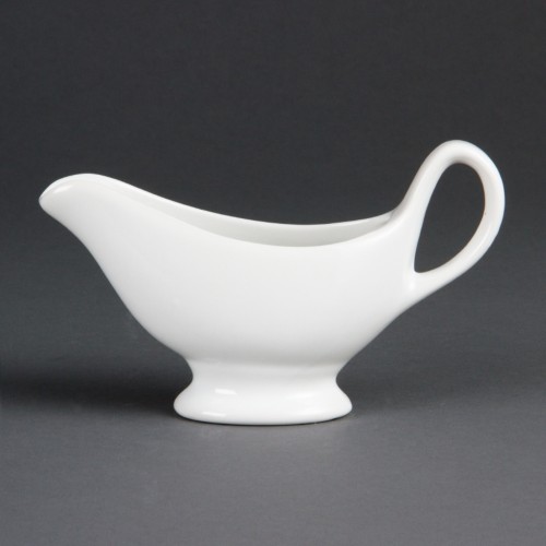 Olympia Whiteware Gravy Boats 215ml 7.5oz