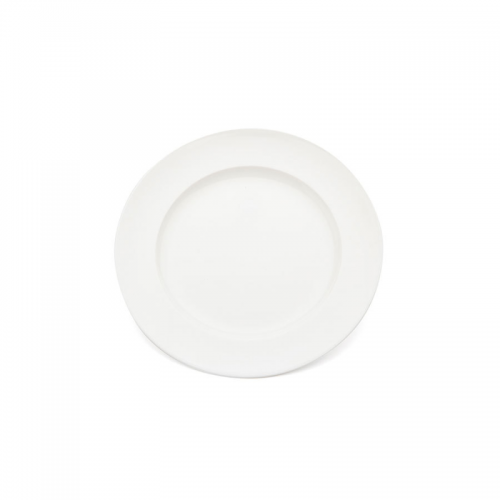 Plate Broad Rim White 24cm Polycarbonate