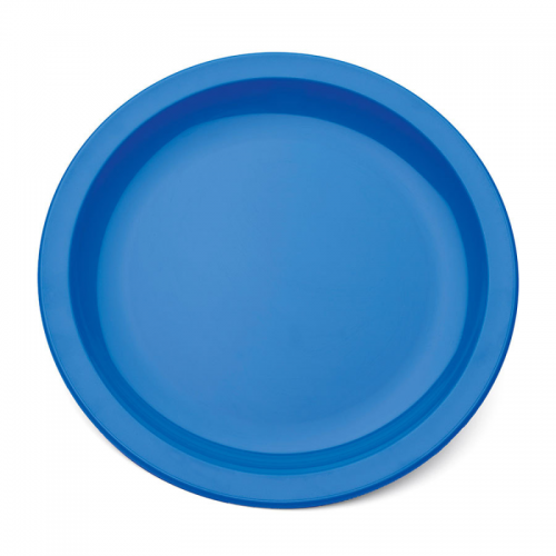 Plate Narrow Rim Blue 17cm Polycarbonate