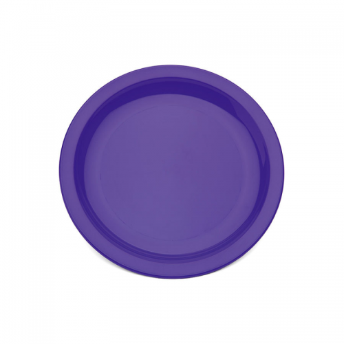 Plate Narrow Rim Purple 17cm Polycarb