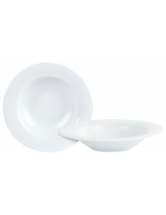 Porcelite Banquet Soup Plate 22cm/8.5" 48cl/17oz - Pack of 6