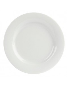 Porcelite Banquet Wide Rim Plate 20cm/8" - Pack of 6