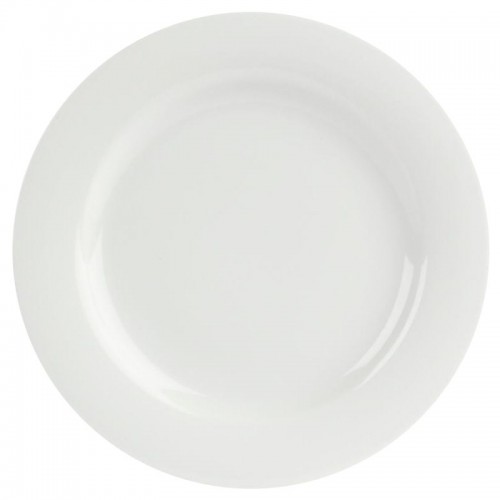 Porcelite Banquet Wide Rim Plate 27cm/10.5" (164927) - Pack of 6