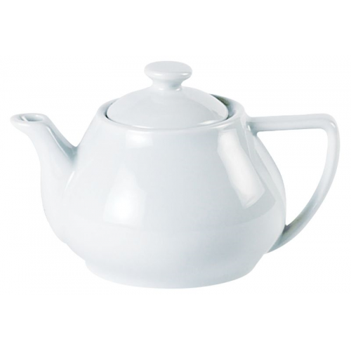 Porcelite Contemporary Style Tea Pot 86cl/30oz - Pack of 6