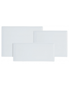 Porcelite Flat Rectangular Platter 27x20cm - Pack of 6