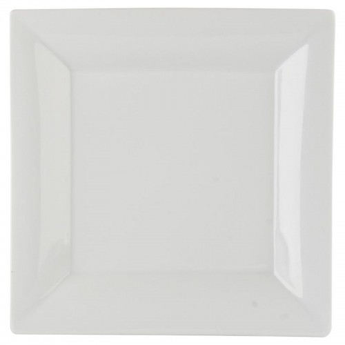 Porcelite Flat Square Plate 21cm/8.25" - Pack of 6