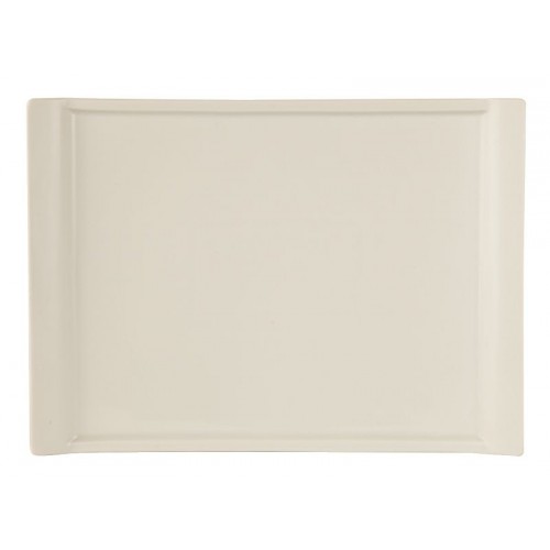 Porcelite Handled Rectangular Platter 28x20cm/11"x8" - Pack of 6