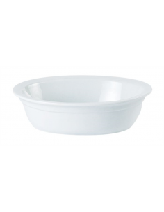 Porcelite Lipped Oval Pie Dish 18cm/7" 35.5cl/12.5oz - Pack of 6