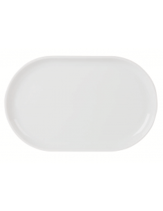 Porcelite Narrow Oval Plate 32 x 20cm  - Pack of 6