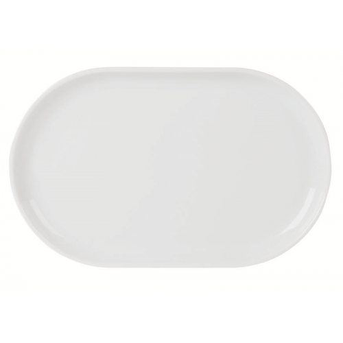 Porcelite Narrow Oval Plate 32 x 20cm  - Pack of 6
