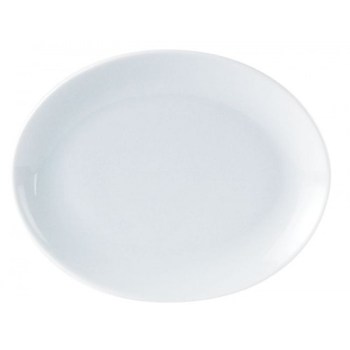 Porcelite Oval Plate 21cm/8.25" - Pack of 6