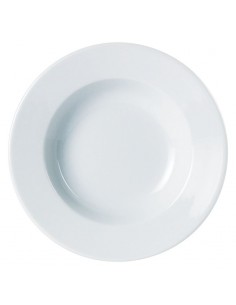 Porcelite Traditional Soup Plate 23cm/9" 37cl/13oz - Pack of 6