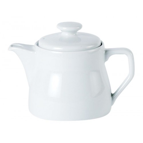 Porcelite Traditional Style Tea Pot 46cl/16oz - Pack of 6