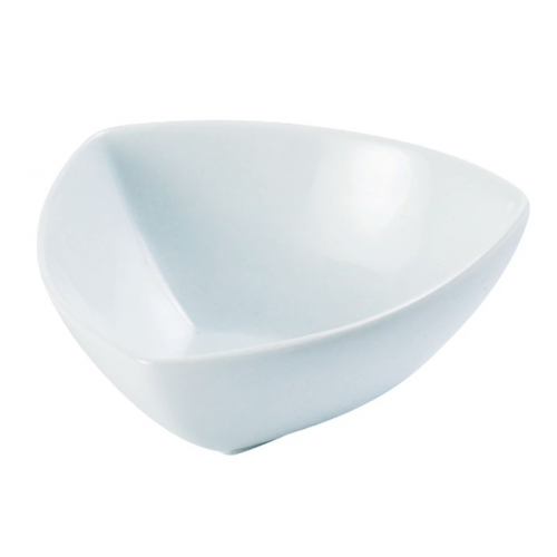 Porcelite Triangular Bowl 12.5cm/5" 28cl/10oz - Pack of 6