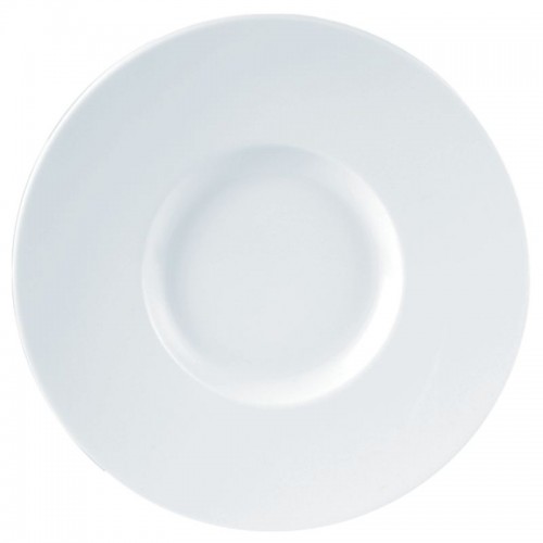 Porcelite Wide Rim Gourmet Plate 29cm/11.5" - Pack of 6